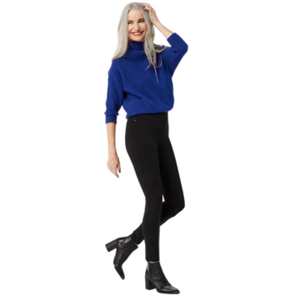 Spanx The Perfect Black Pant Ankle 4-Pocket Pants Size Medium Pull On